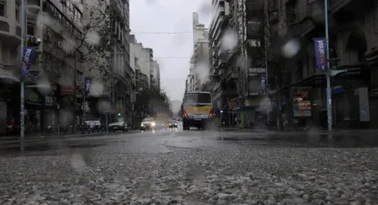 lluvia le dio una mano al paro y se siente la falta de movimiento