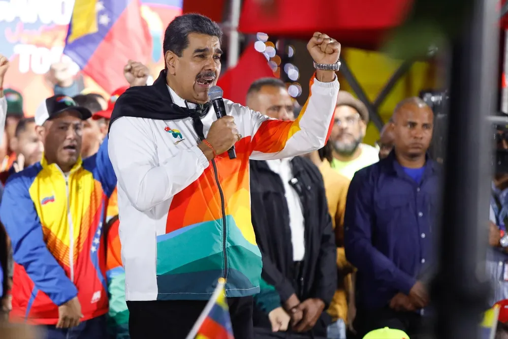 El presidente Nicolás Maduro difundió los datos del referéndum, ampliamente favorables al reclamo territorial sobre Esequibo.