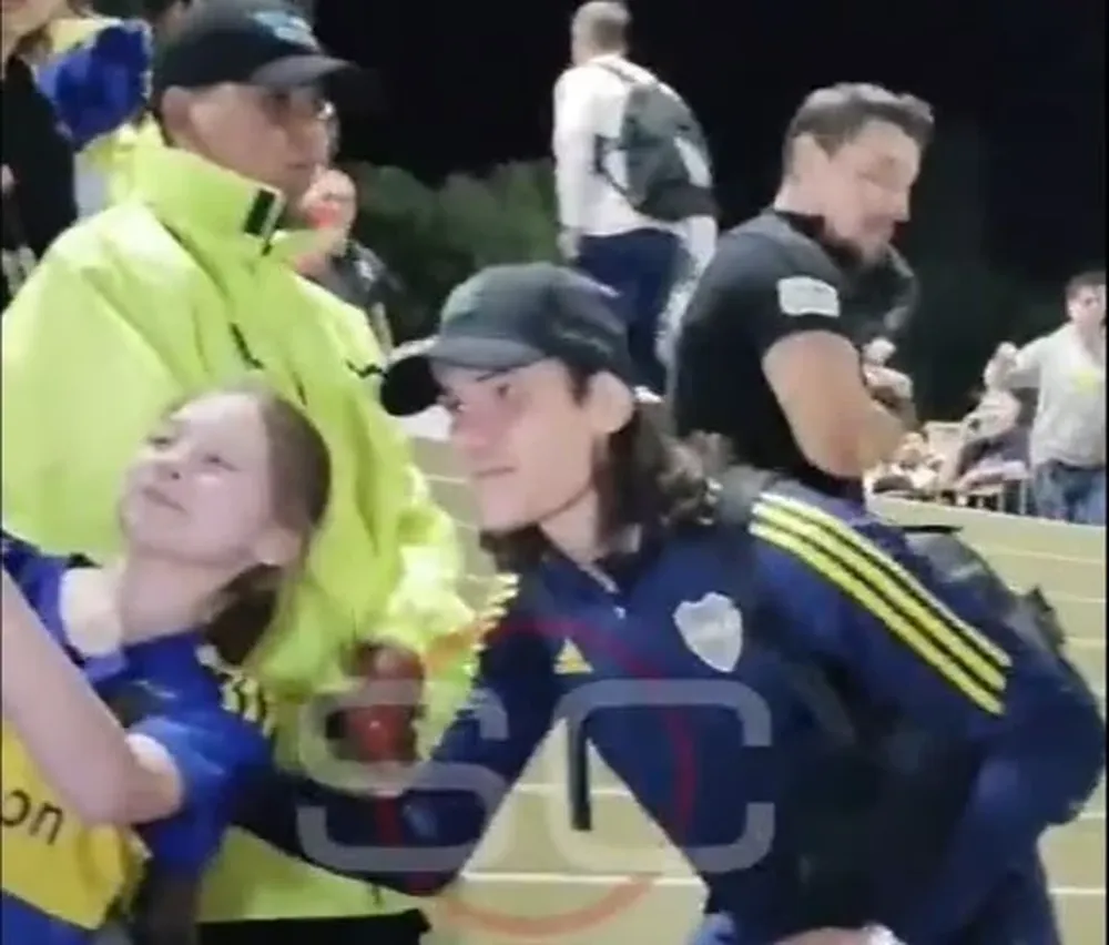 Edinson Cavani en Mendoza