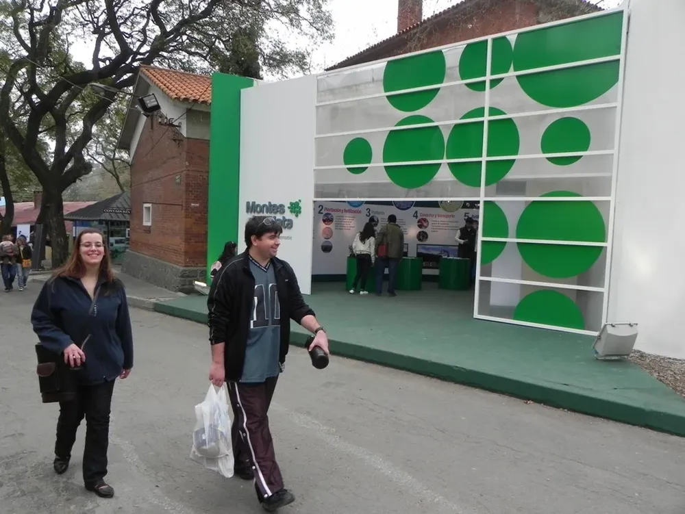 Stand de Montes del Plata en la Rural