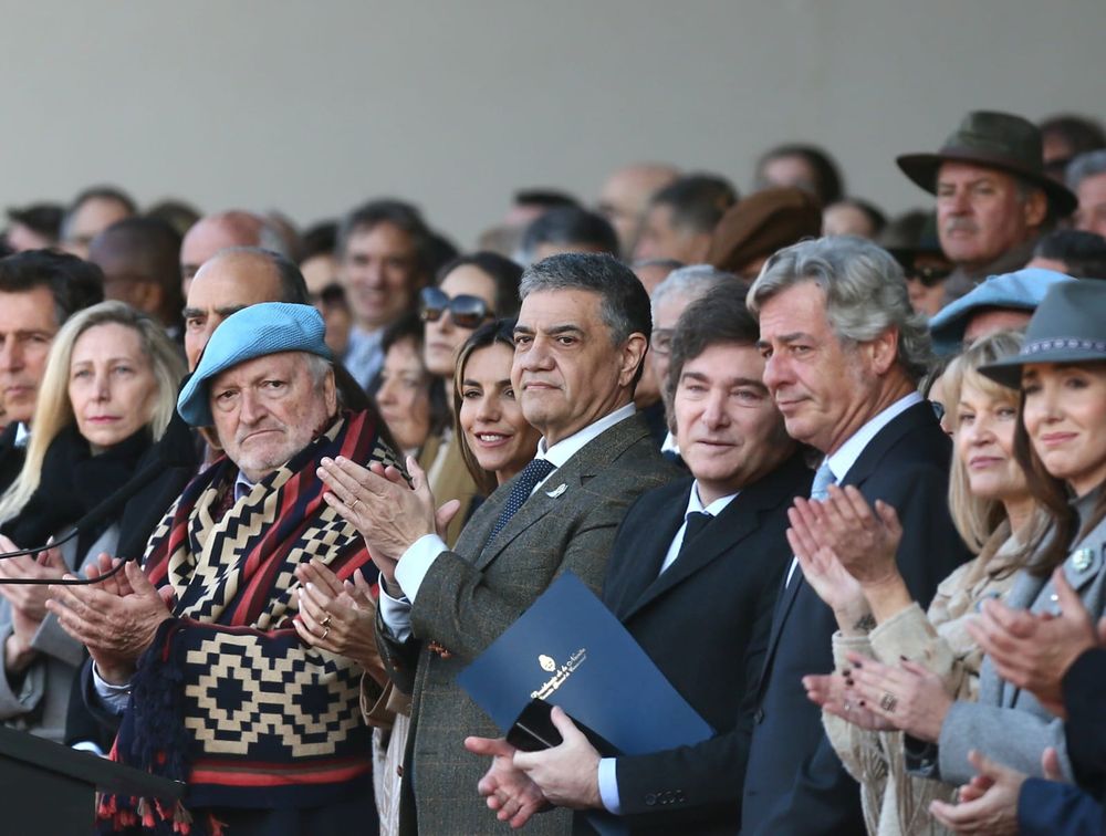 Jorge Macri, presente en la inauguración de la exposición rural.&nbsp;