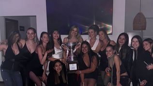 Las parejas de los jugadores de Nacional también festejaron el Torneo Intermedio&nbsp;