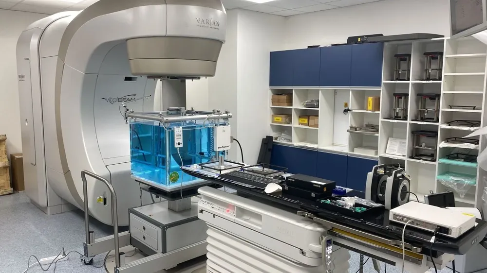 Uno de los aceleradores lineales que ASSE había adquirido en 2018ños