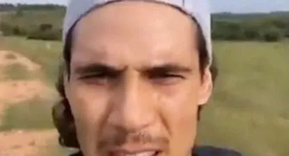 Así se entrena Cavani en la soledad de su cuarentena obligatoria