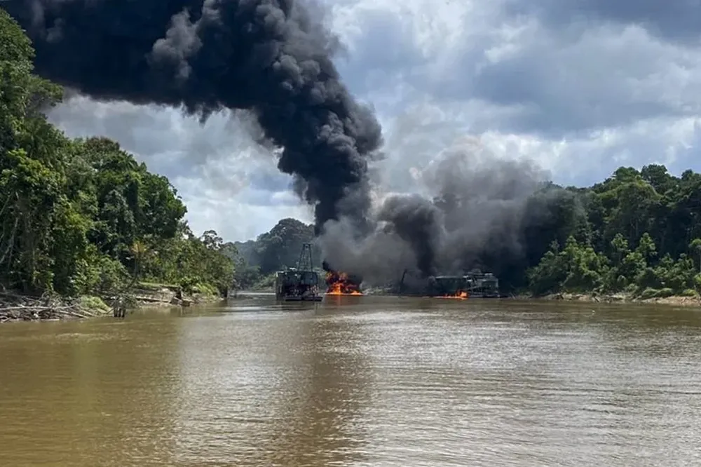 Brasil ha intensificado la lucha contra la minería ilegal en la Amazonía desplegando efectivos de las fuerzas armadas desde la asunción del presientes Lula da Silva.