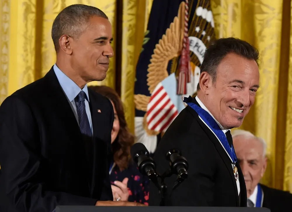 Obama y Springsteen se conocieron durante la campaña presidencial de 2008
