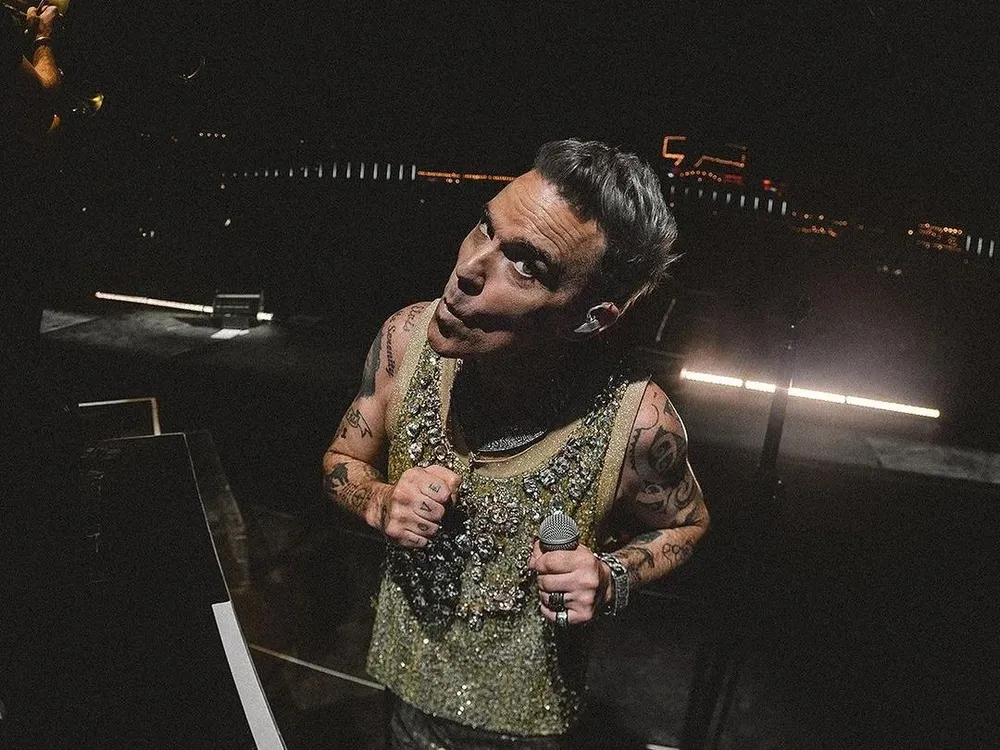 Robbie Williams en su último show en Zürich