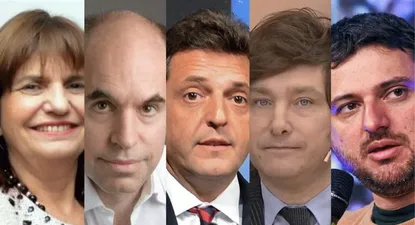 PASO 2023: conoce quiénes son Massa, Larreta, Grabois, Bullrich y Milei que se juegan todo para ser Presidente