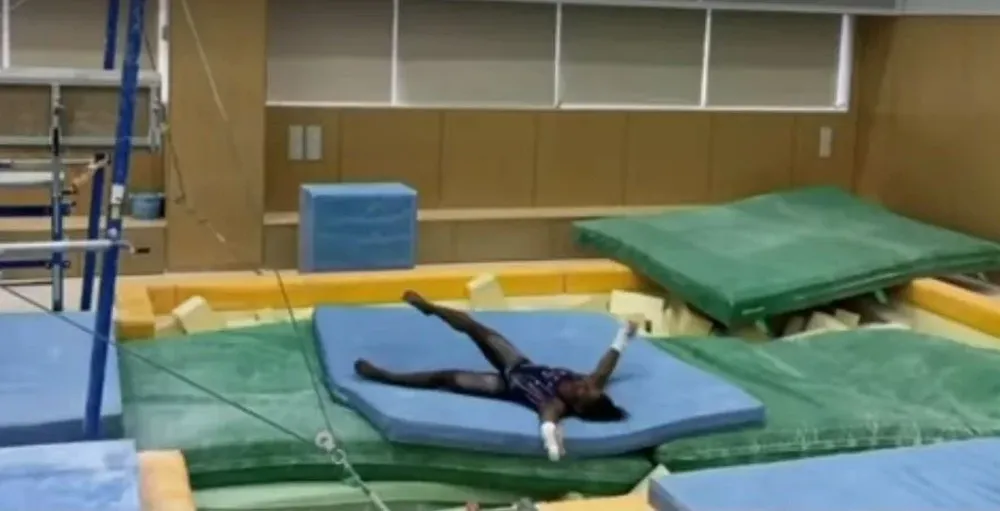 El video que subió Biles