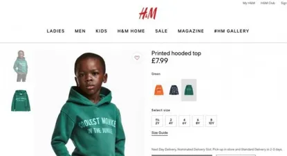 La polémica publicidad que fue retirada de la web de H&M