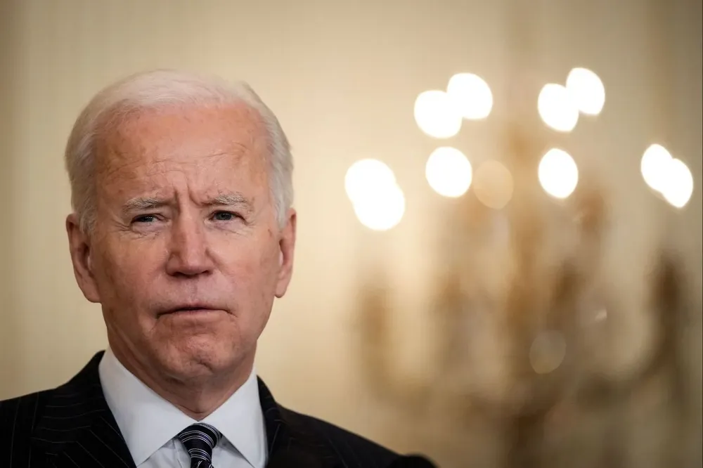 Joe Biden durante un discurso en Washington