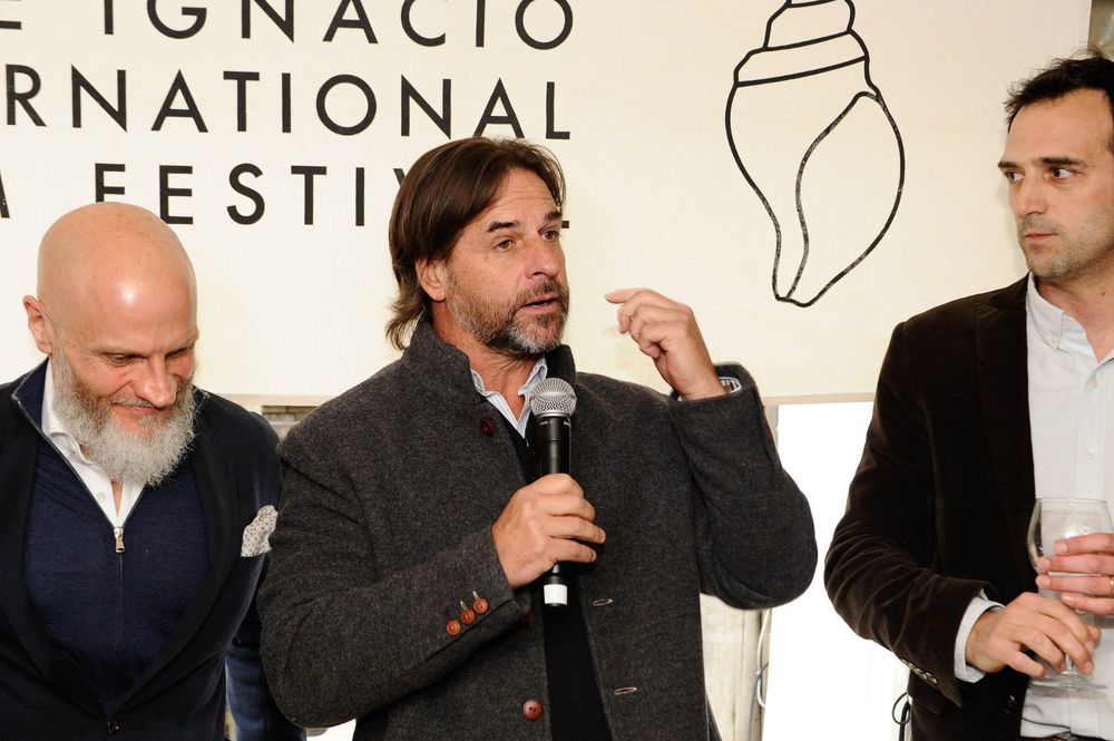 Lacalle Pou en la actividad de este viernes en La Huella