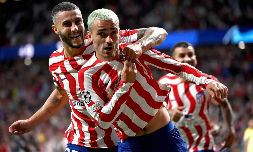 El festejo de Griezmann