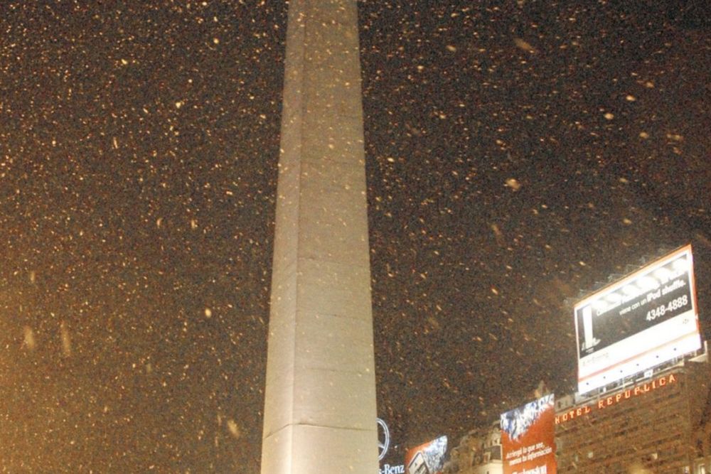 Muchos se preguntan si caerá nieve en el AMBA como el 9 de julio de 2007.