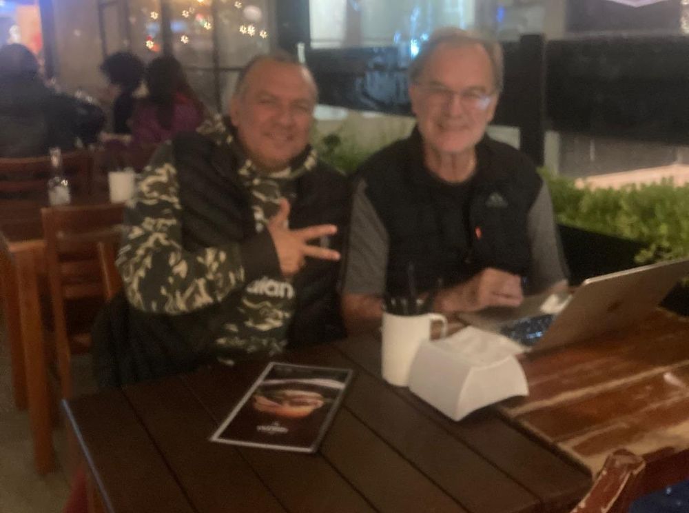 Ruben Sosa y Marcelo Bielsa