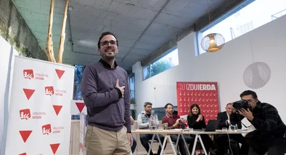 El ex ministro de Consumo y ex líder de IU, Alberto Garzón.