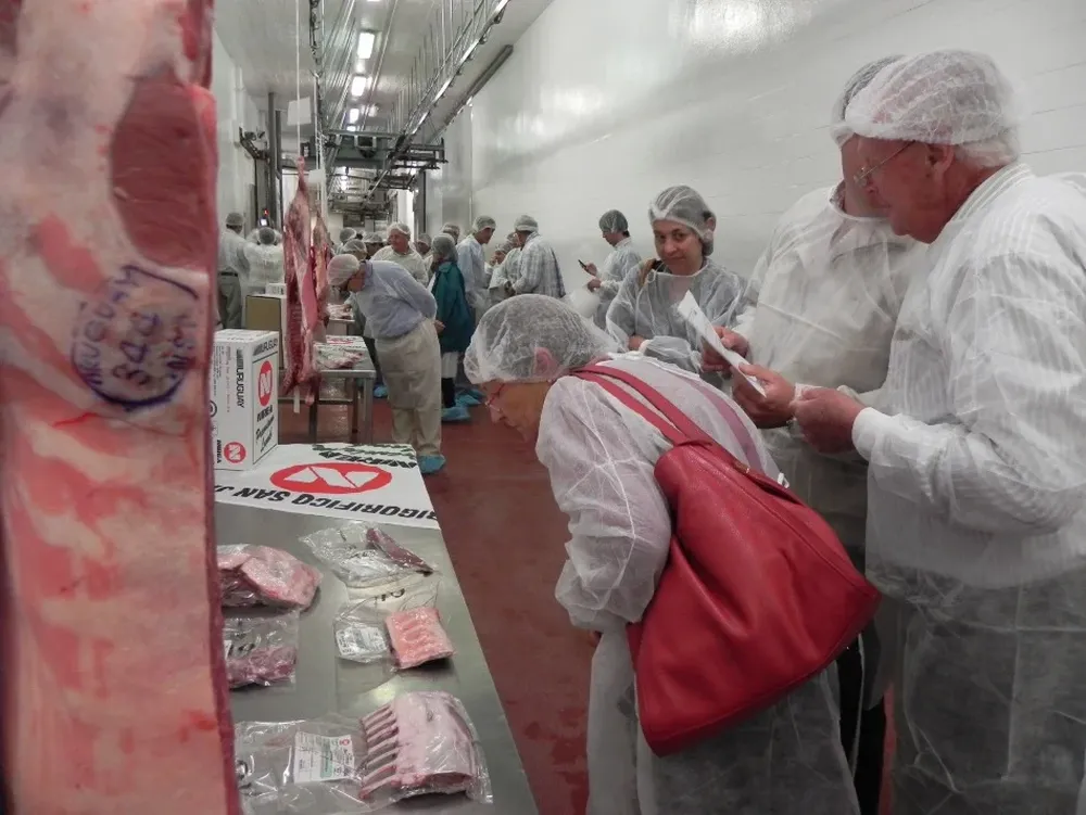 Se pudo ver la media res y además los cortes del desosado