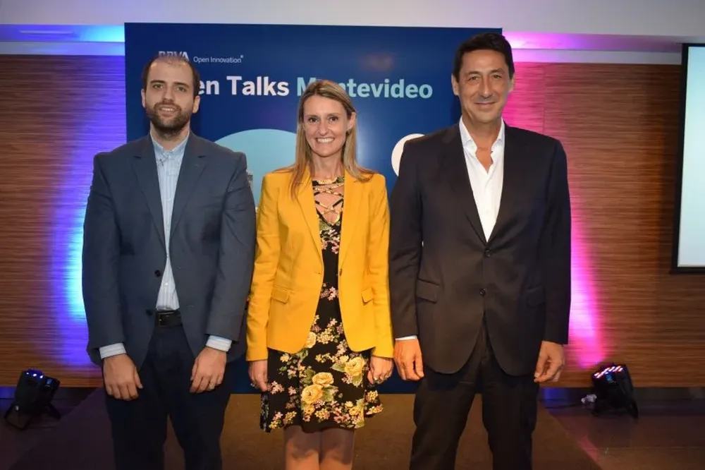 Franco Cinquegrana, Adriana Ocampo y Antonio Alonso