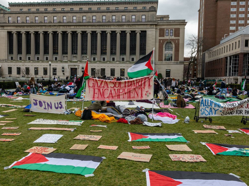 La Universidad de Columbia fue una de las que albergó acampes y protestas contra la guerra en Gaza el año pasado