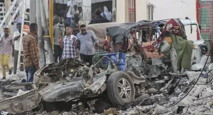 Un coche bomba explotado en Somalia (archivo)