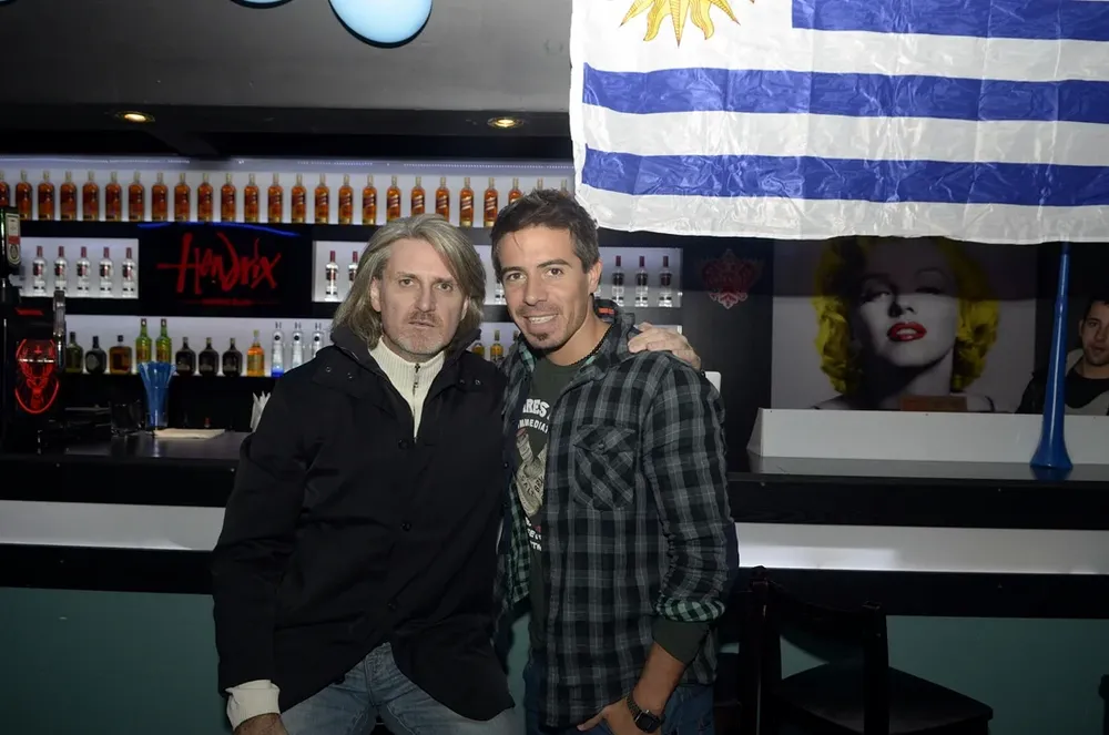 Isaac Jakter junto a Rafa Cotelo