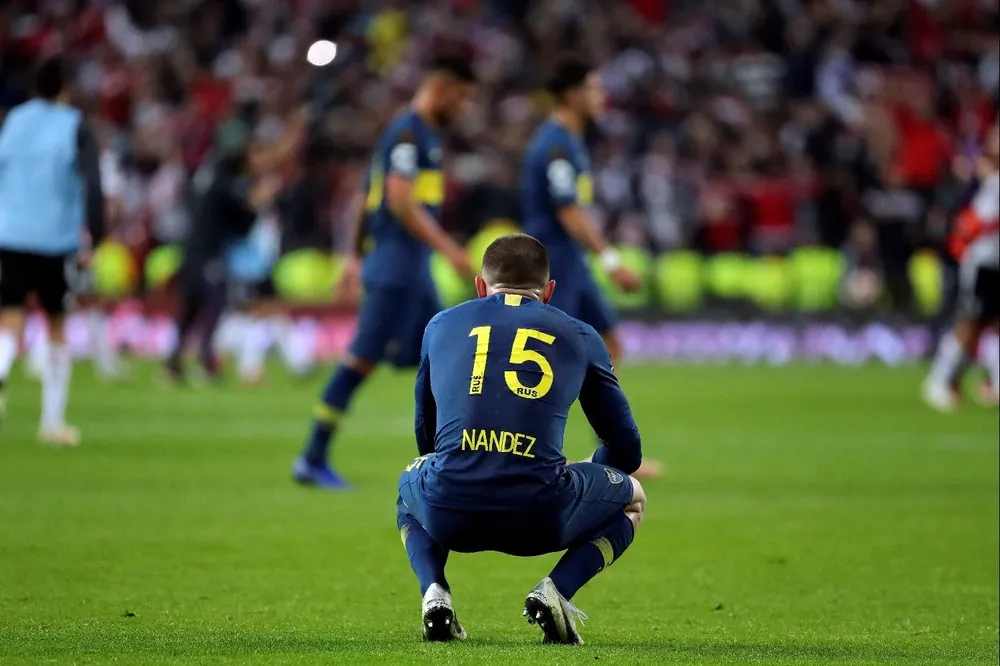 Así terminó Nández tras la derrota de Boca ante River