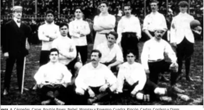 el primer triunfo de nacional en la liga fue en 1903, pero se definio en 1904 por la guerra