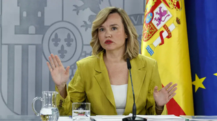 La portavoz del Gobierno, Pilar Alegría. EFE