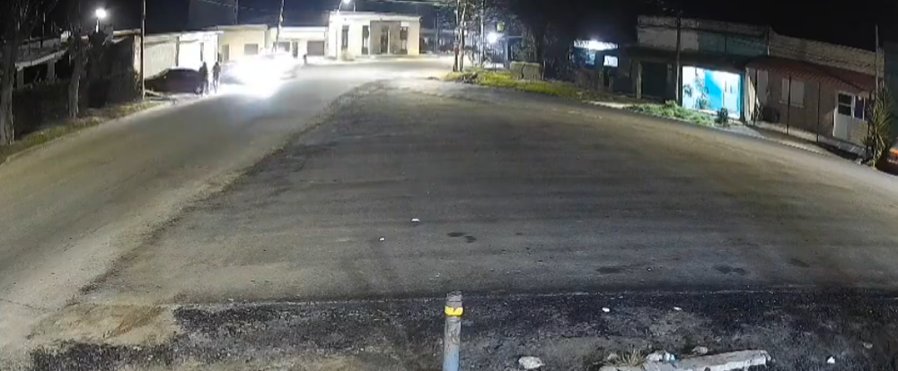 Imagen de los segundos previos al accidente ocurrido en Migues