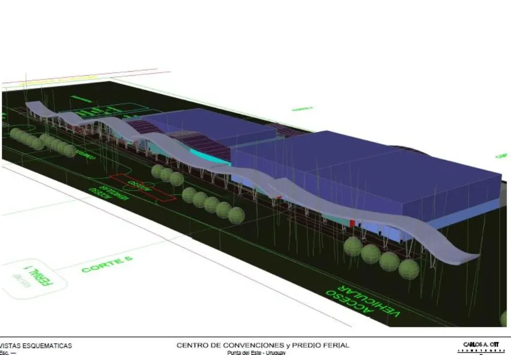 Centro de Convenciones y Predio Ferial de Punta del Este - diseño de Carlos Ott