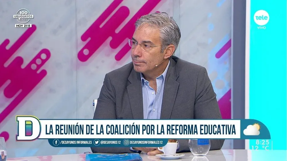 Robert Silva durante la entrevista en Desayunos Informales