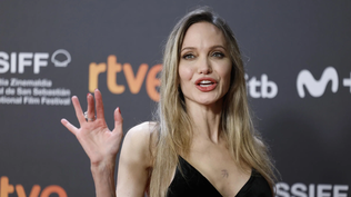 Angelina Jolie, en San Sebastián.