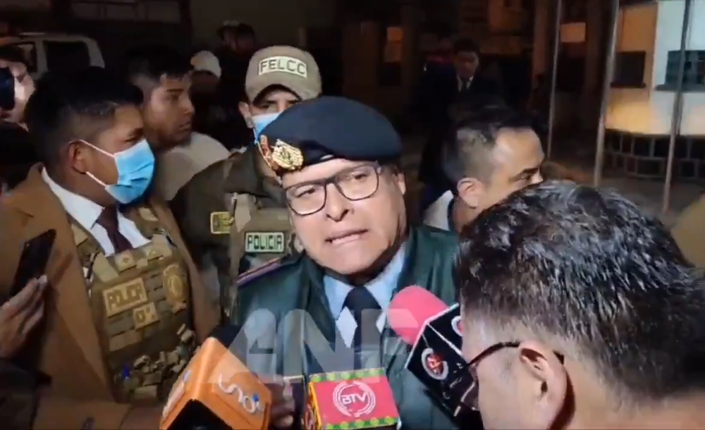 Juan José Zúñiga, excomandante del ejército boliviano