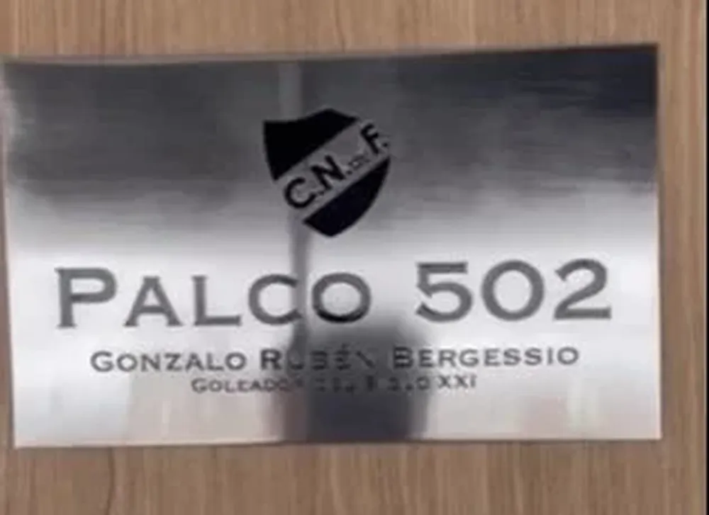 El palco Gonzalo Bergessio en el Gran Parque Central