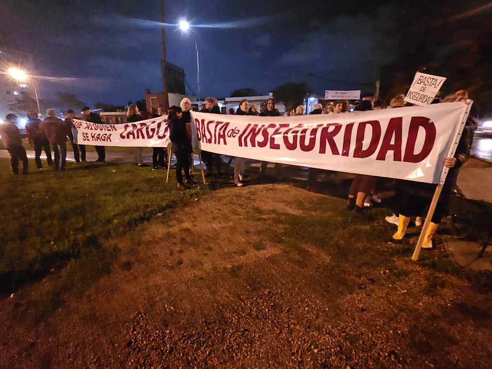 Vecinos de Malvín se manifiestan