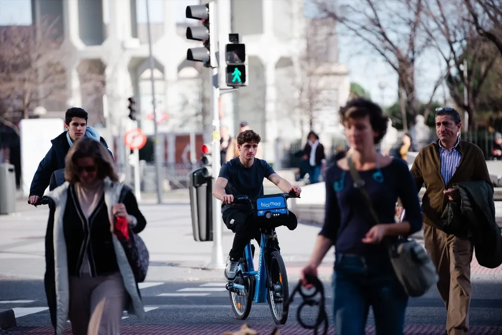 Una tarde soleada en Madrid.