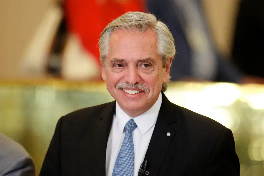 Alberto Fernández esta semana.