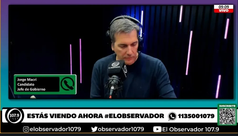 Franco Merculiari entrevistó a Jorge Macri