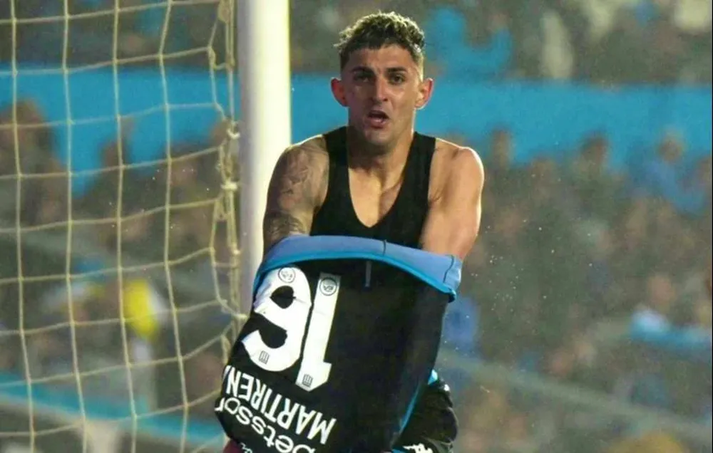 El festejo de Gastón Martirena