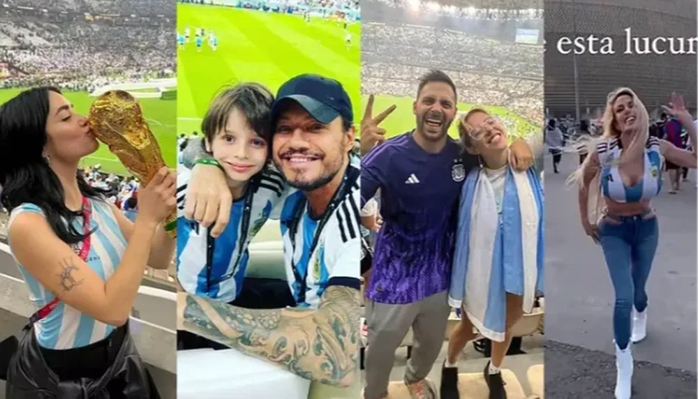 El homenaje de los famosos a un año de la Copa del Mundo