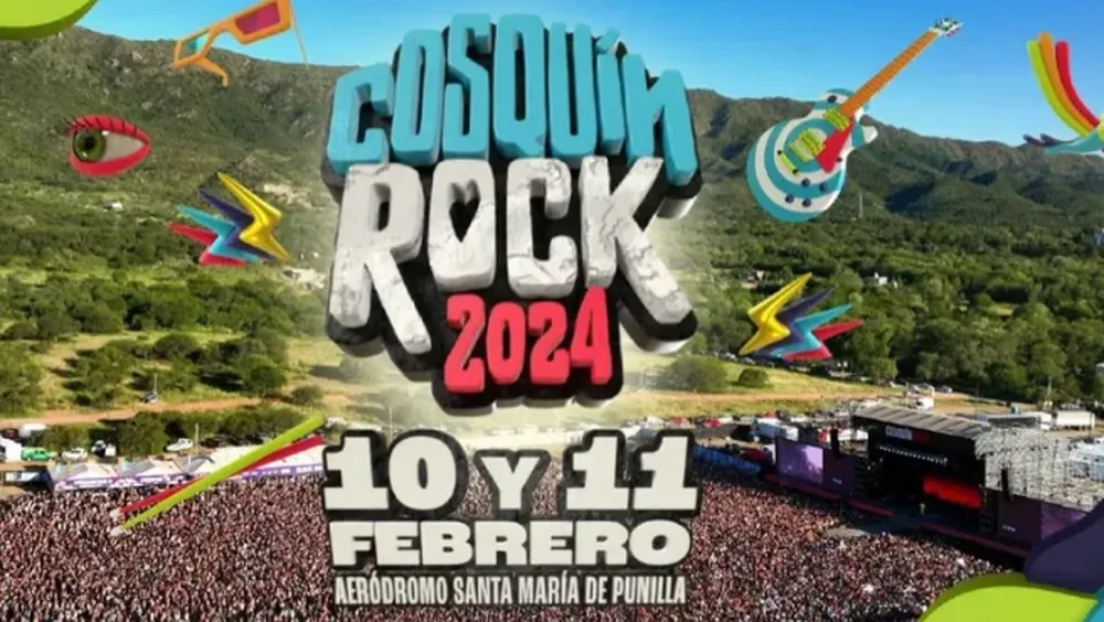 El festival se llevará a cabo el 10 y 11 de febrero de 2024 en el Aeródromo de Santa María de Punilla, Córdoba.
