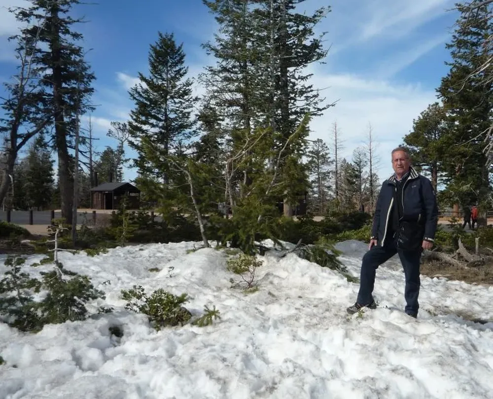 Marcel Joan durante un reciente viaje a las Montañas Rocosas