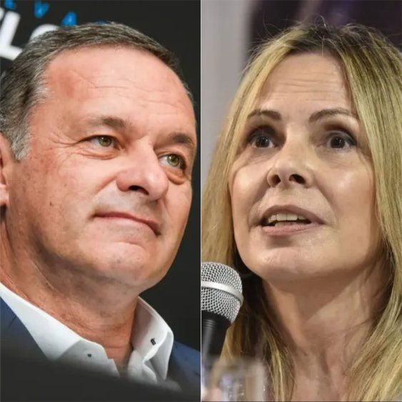 Álvaro Delgado y Gabriela Fossati. Archivo