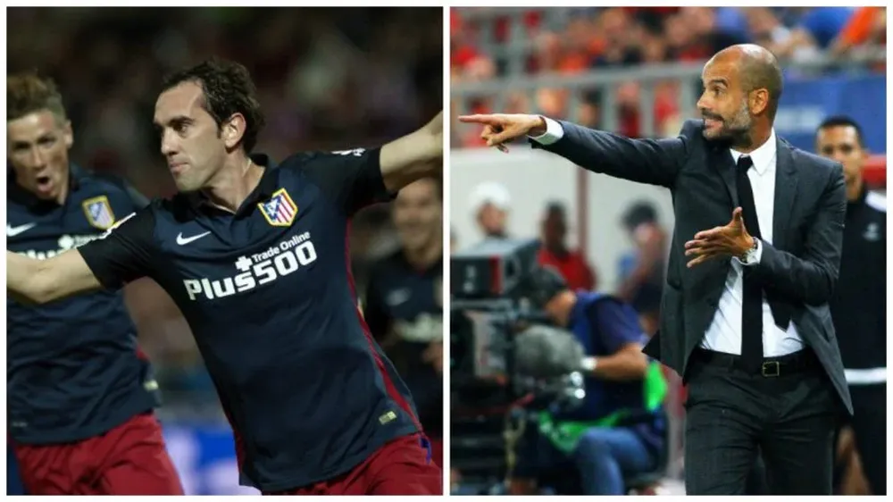 Guardiola puso a Godín y al cuerpo médico de Atlético como ejemplo