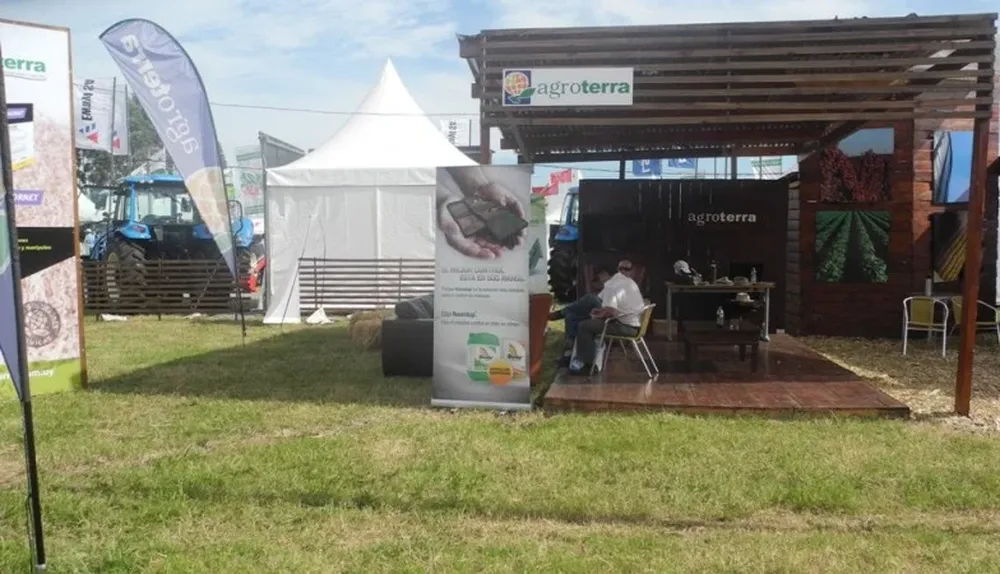 El stand de Agroterra en la Expoactiva
