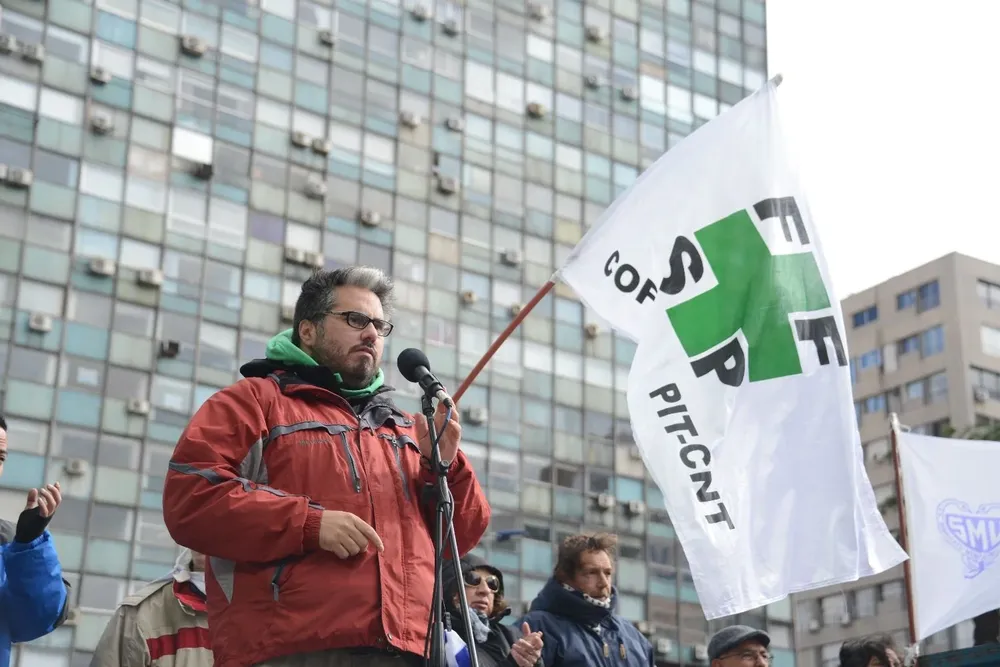 Martín Pereira, presidente de la Federación de Funcionarios de Salud Pública