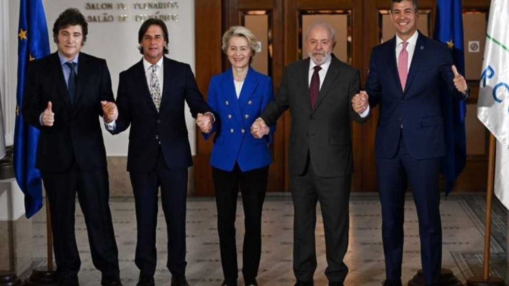 Firma del acuerdo entre el Mercosur y la UE, el 6 de diciembre de 2024 en Montevideo, Uruguay