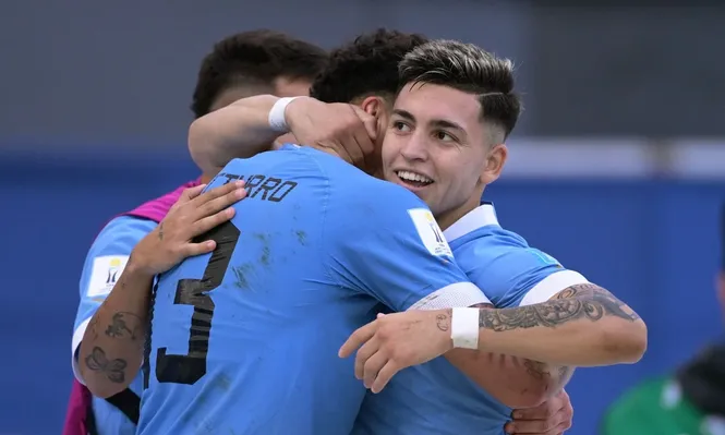 El festejo de Uruguay