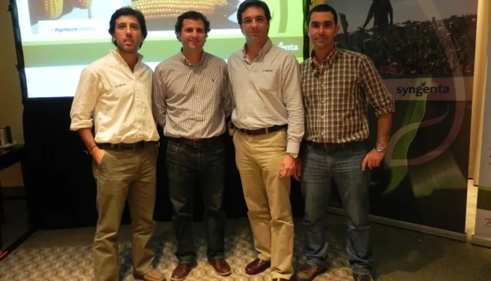 Marcelo Jacques, Raúl Paillot, José Luis Inciarte y Nicolás Faggi