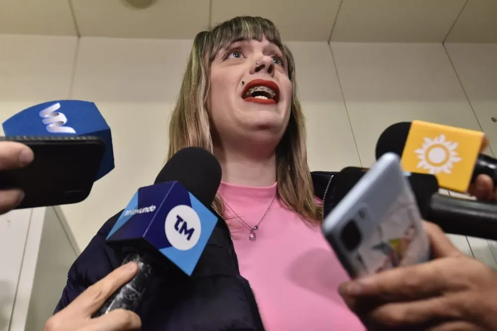 La militante nacionalista Romina Celeste Papasso